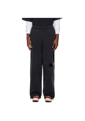 VETEMENTS Black Taped Sweatpants