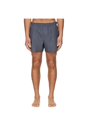 OUR LEGACY Gray Boxer Swim Shorts