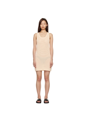 ANINE BING Off-White Arie Minidress