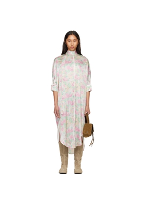 Acne Studios Multicolor Blouse Midi Dress