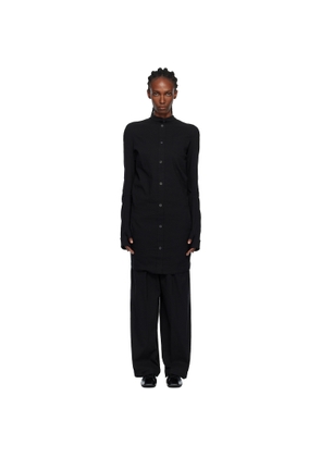 ISSEY MIYAKE Black 'Like Torso Like Shirt' Minidress