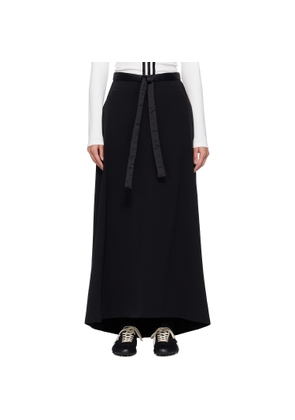 Y-3 Black Padded Midi Skirt