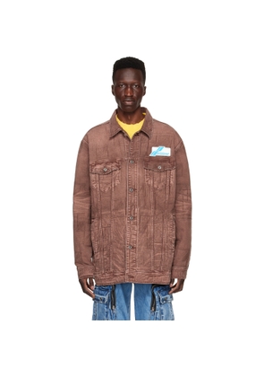 We11done Red Denim Jacket