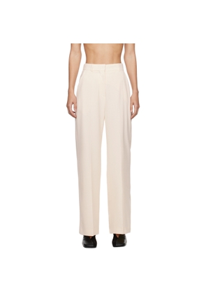 Nanushka Off-White Lanai Trousers