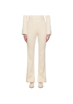 Nanushka Off-White Mykas Trousers