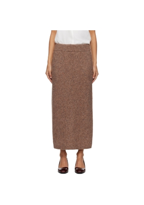 Lauren Manoogian Beige Loft Pencil Midi Skirt