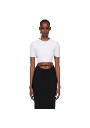 Christopher Esber White Nylon T-Shirt