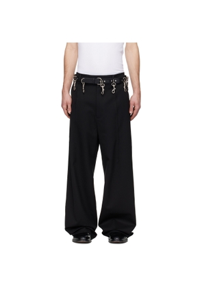 VETEMENTS Black Pinched Tailored Trousers