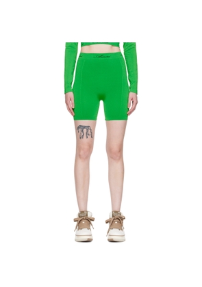 AMIRI Green Jacquard Shorts