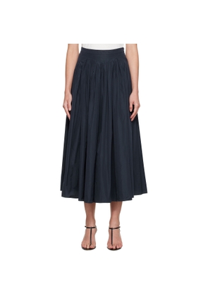 Max Mara Navy Jokey Maxi Skirt