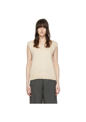 Arch The Off-White Cotton Sweater Vest