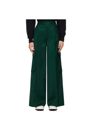 AMIRI Green Pleated Trousers