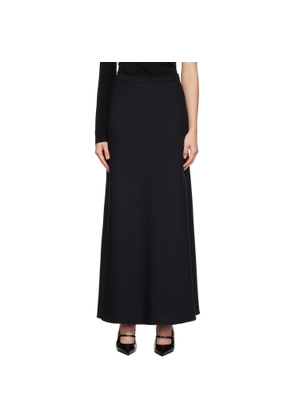 Max Mara Black Vernice Maxi Skirt