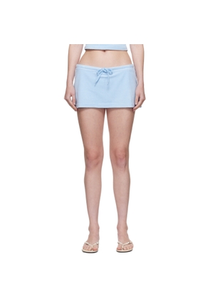 GUIZIO Blue Dani Terry Mini Skort