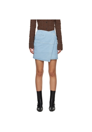 Nanushka Blue Casna Denim Miniskirt