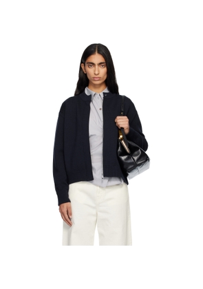 Max Mara Navy Pelago Cardigan