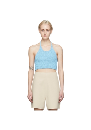 Arch The Blue Halter Neck Tank Top