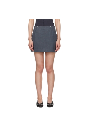 Paloma Wool Gray Erin Miniskirt