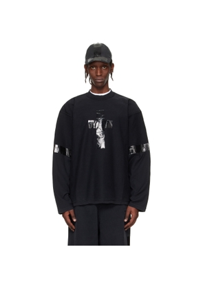 VETEMENTS Black Taped Longsleeve T-shirt