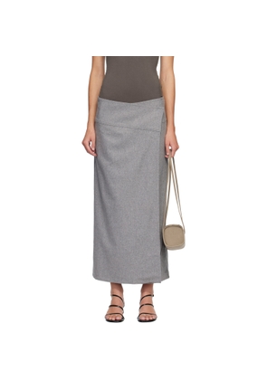 Belle Anna Gray Scene Midi Skirt