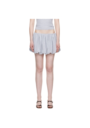 Belle Anna Gray Balloon Miniskirt