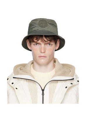 Stone Island Khaki 9100012 Nylon Metal ECONYL Bucket Hat