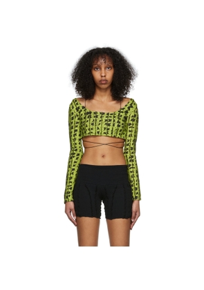 Helenamanzano SSENSE Exclusive Green Cuerda T-Shirt