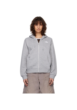 The North Face Gray Evolution Simple Dome Regular Full-Zip Hoodie
