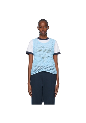 Nicholas Daley Blue Cotton Tank Top