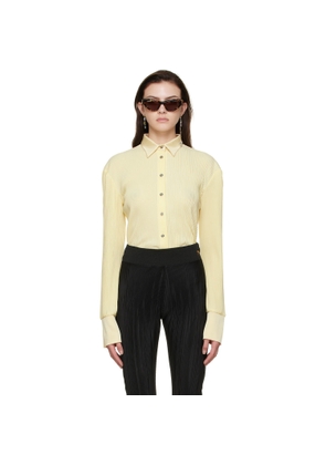 Atlein Yellow Polyester Shirt