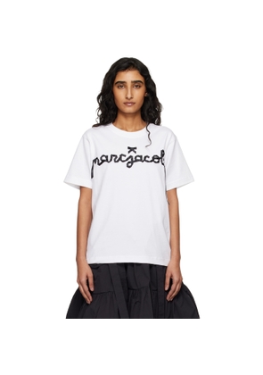 Marc Jacobs White Ribbon Logo Box T-shirt