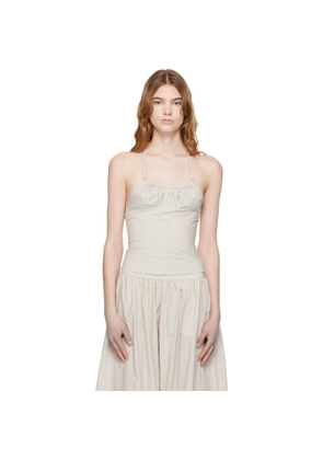 Belle Anna Taupe Flore Top