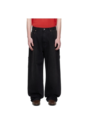 VETEMENTS Black Hip-Hop Jeans