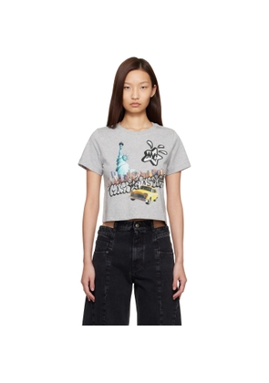 Marc Jacobs SSENSE Exclusive Gray 'The New York' City T-shirt