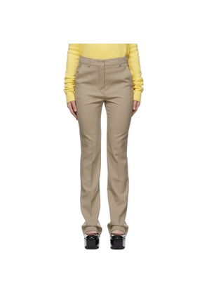 Sportmax Tan Pure Wool Simone Trousers