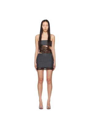 BEC + BRIDGE Gray Interstellar Minidress