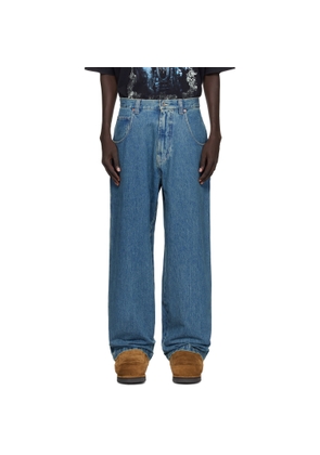 VETEMENTS Blue Hip-Hop Jeans
