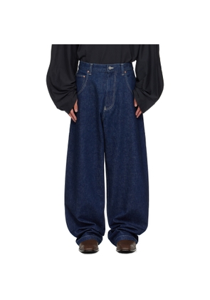 VETEMENTS Navy Hip-Hop Jeans