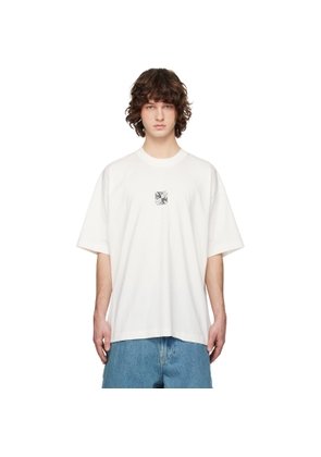 VETEMENTS Off-White Biker Cross Logo T-shirt