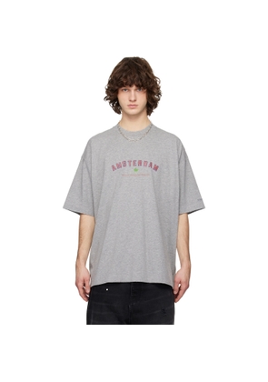VETEMENTS Gray 'Amsterdam' T-shirt