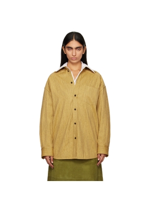 Bottega Veneta Yellow Light Cotton Frise Shirt