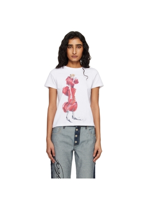 Marc Jacobs White 'Look 33' Baby T-shirt