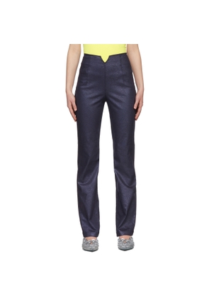 Maisie Wilen Indigo Shimmer Contra Jeans