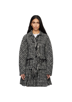 Renaissance Renaissance Black & White Aden Tweed Jacket