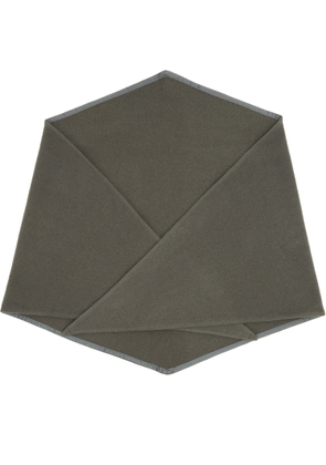 Rier Khaki Losange Scarf