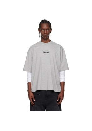 VETEMENTS Gray 'NERD' T-shirt