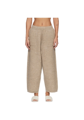 Lauren Manoogian Beige Fine Terry Trousers