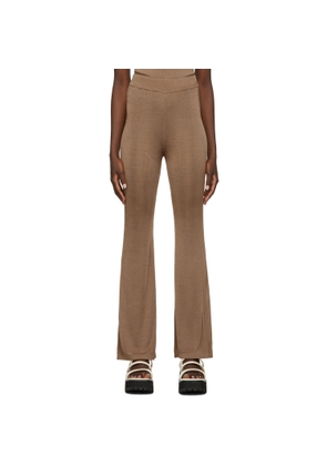 Staud Tan Moonstone Lounge Pants