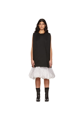 We11done Black Wool Mini Dress