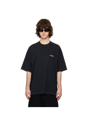 VETEMENTS Black Iconic Logo T-shirt